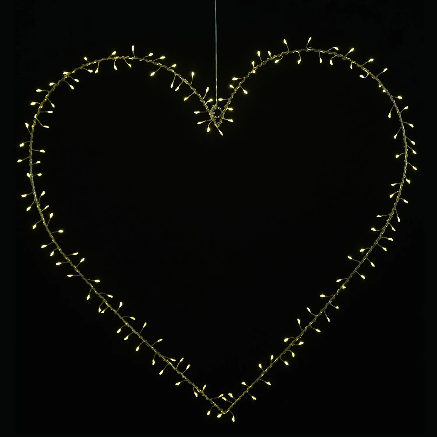Liva Cluster Hjerte, 140 LED, Guld