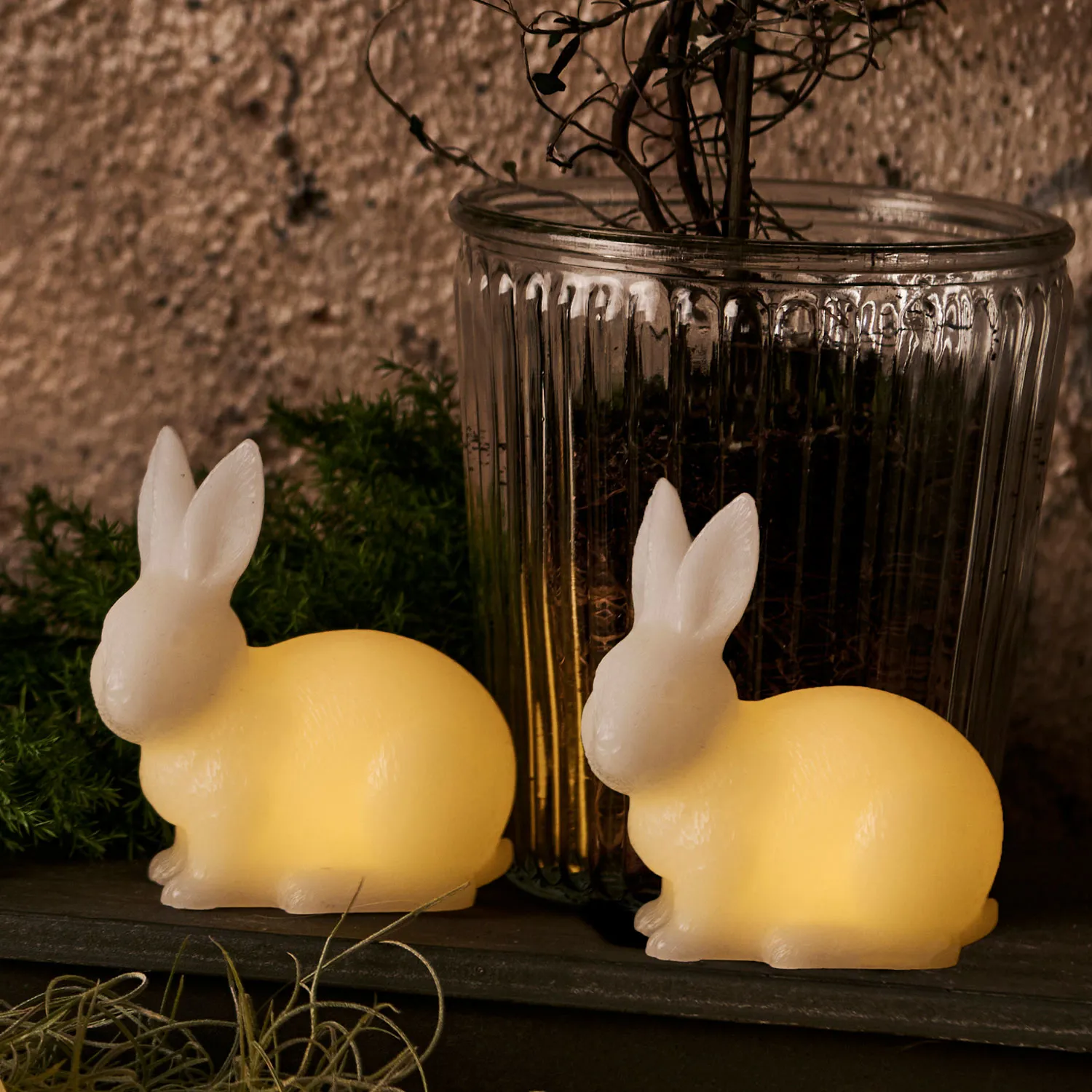 Elin Rabbit 2 pcs, White