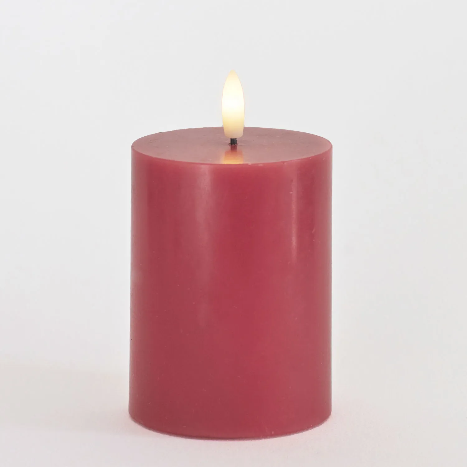 Sille Pillar Ø7.5 x 10cm, Rose Plum