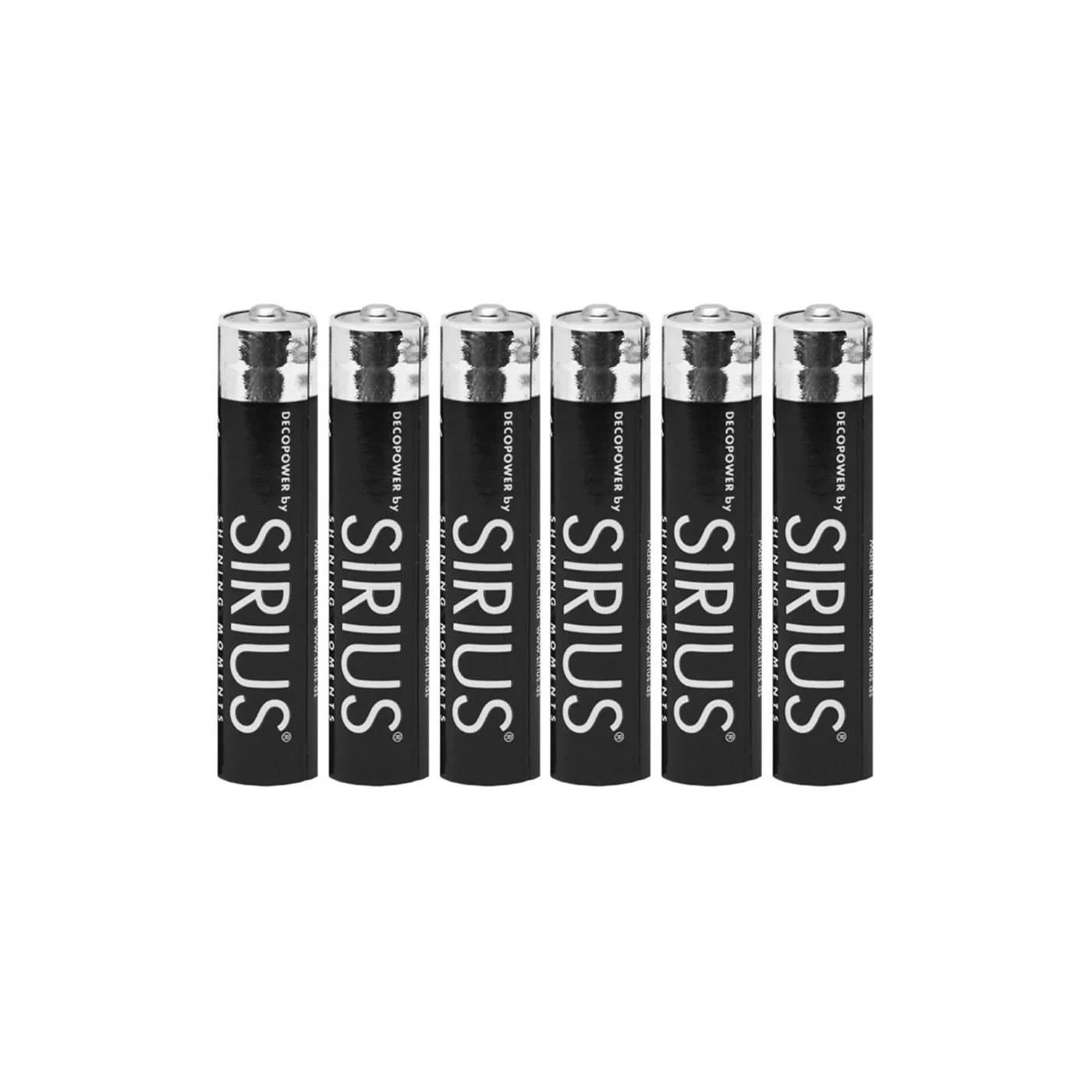 Sirius AAAA batteries, 6 pcs