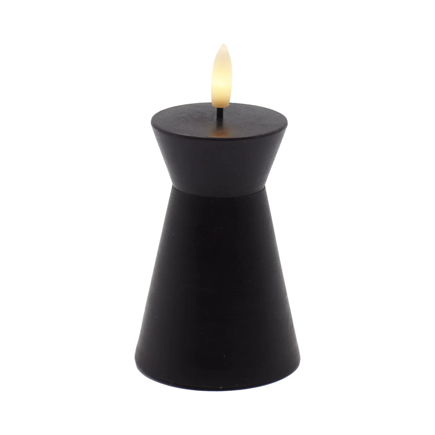 Nordic Sculpture, Sille Cone Ø6.5 x 10 cm, Stone Black
