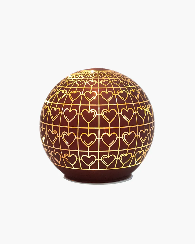 Frida Glass Ball Ø15 cm, Bordeaux