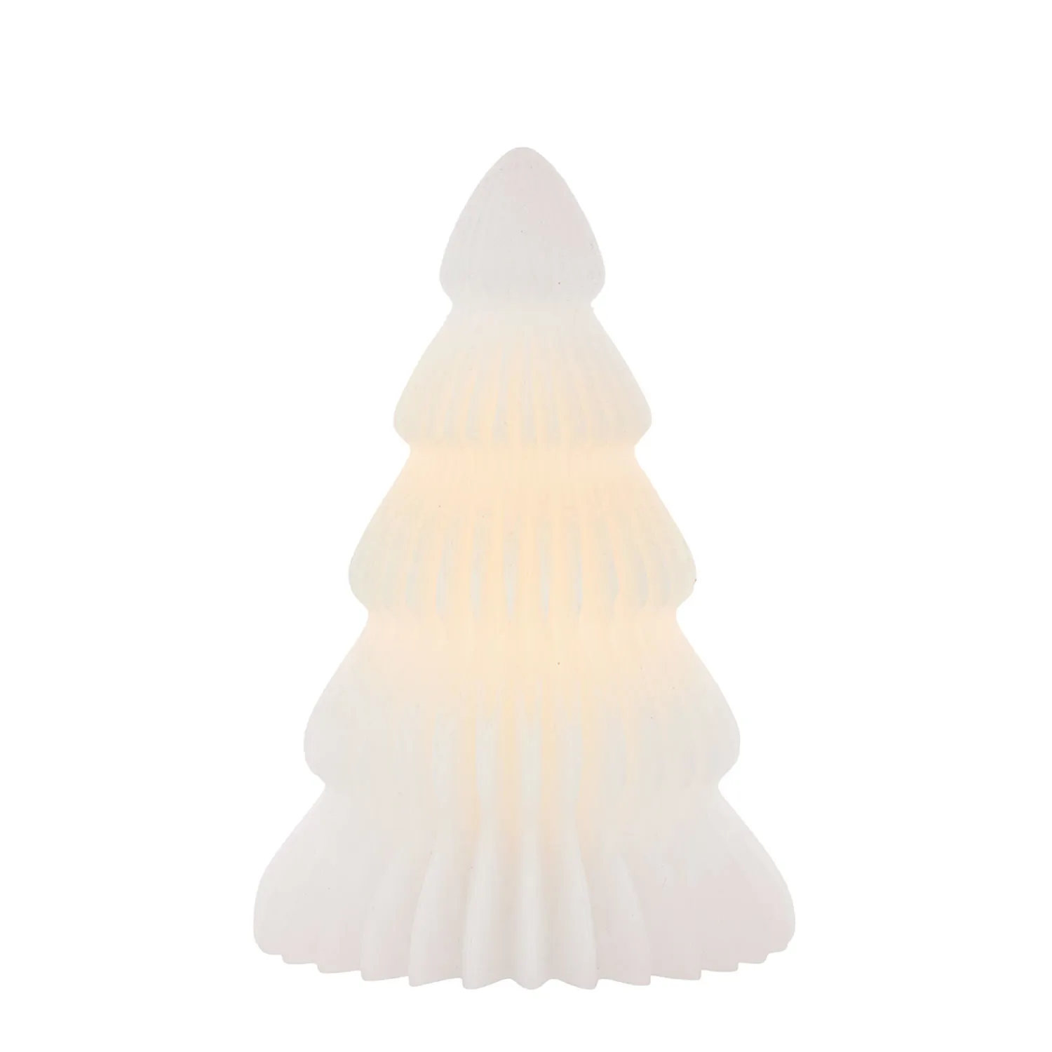 Claire Christmas Tree, 16cm, White