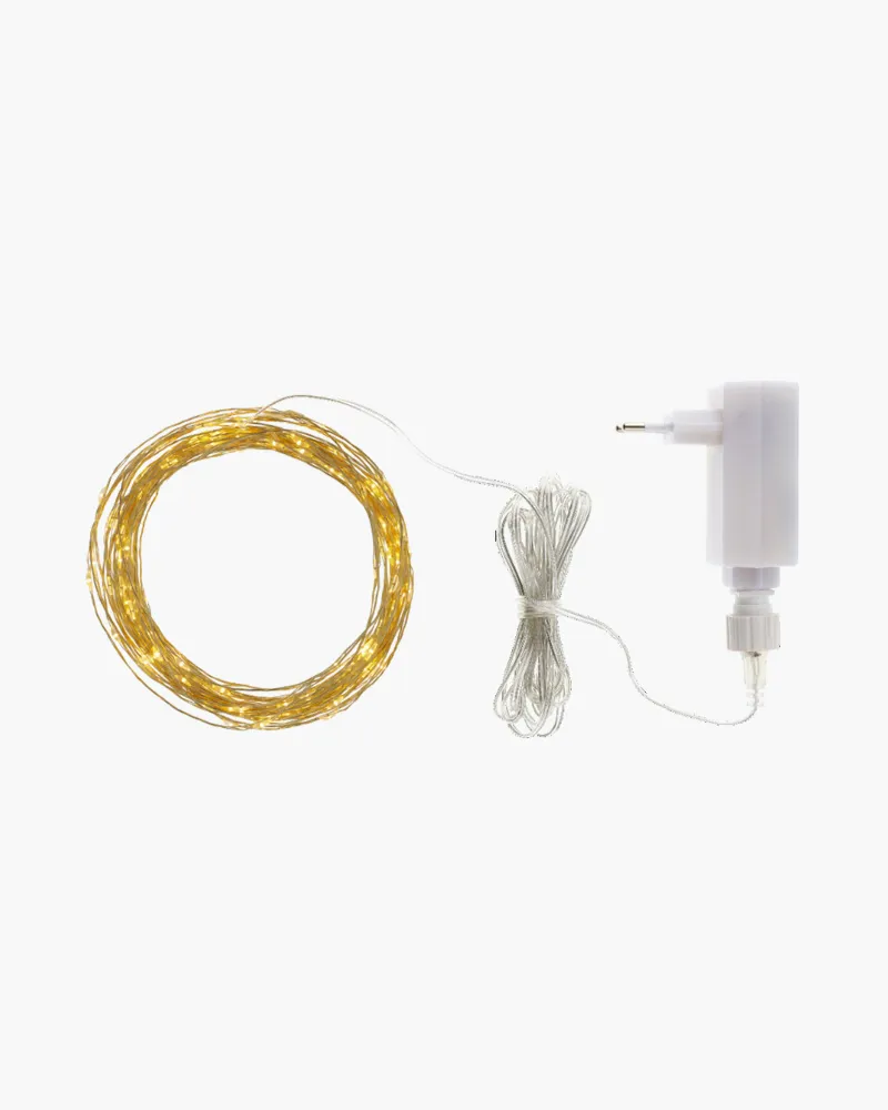 Knirke 160 LED, 15,9 m, Guld
