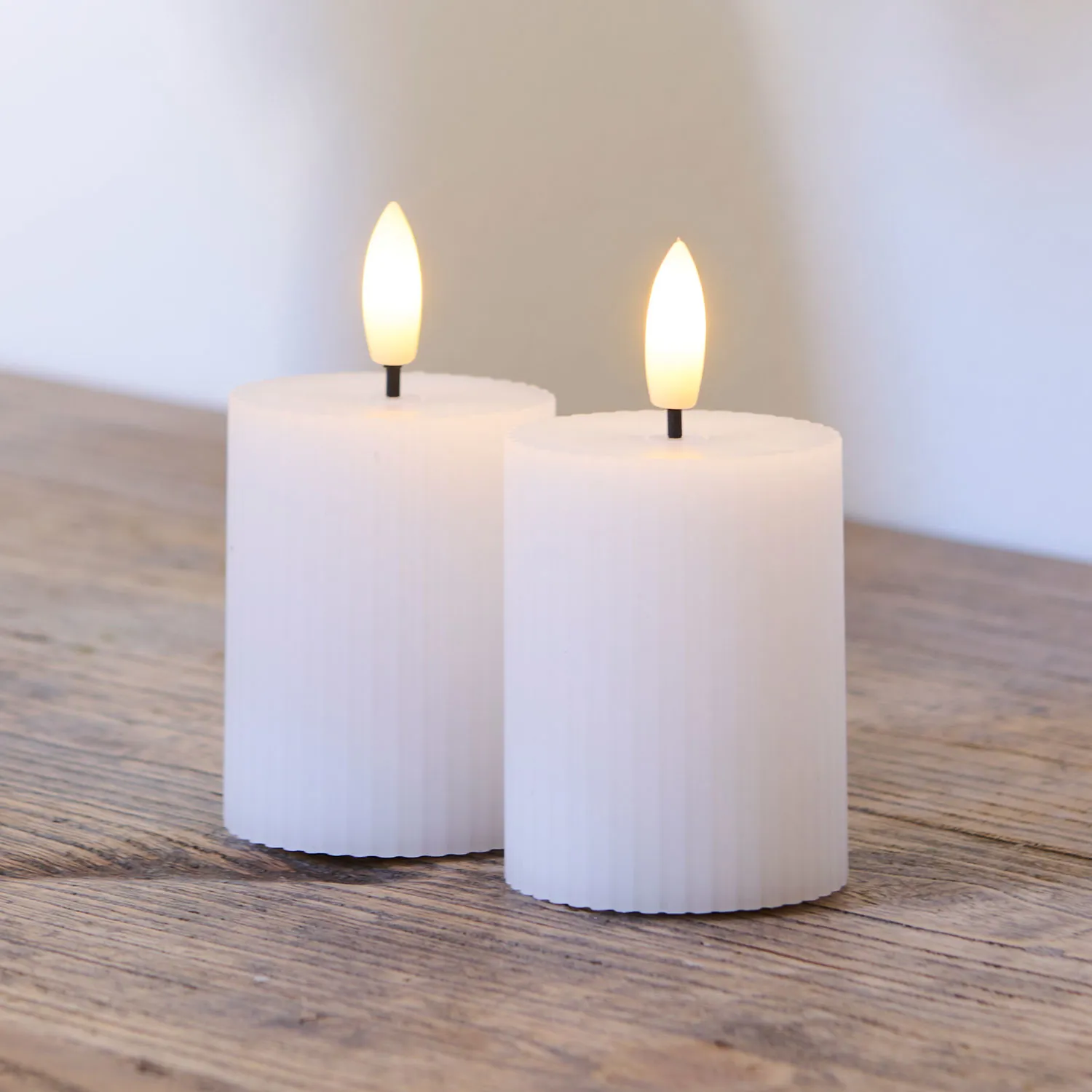Smilla Rechargeable Mini Ø5xH6.5cm, 2 pcs, White