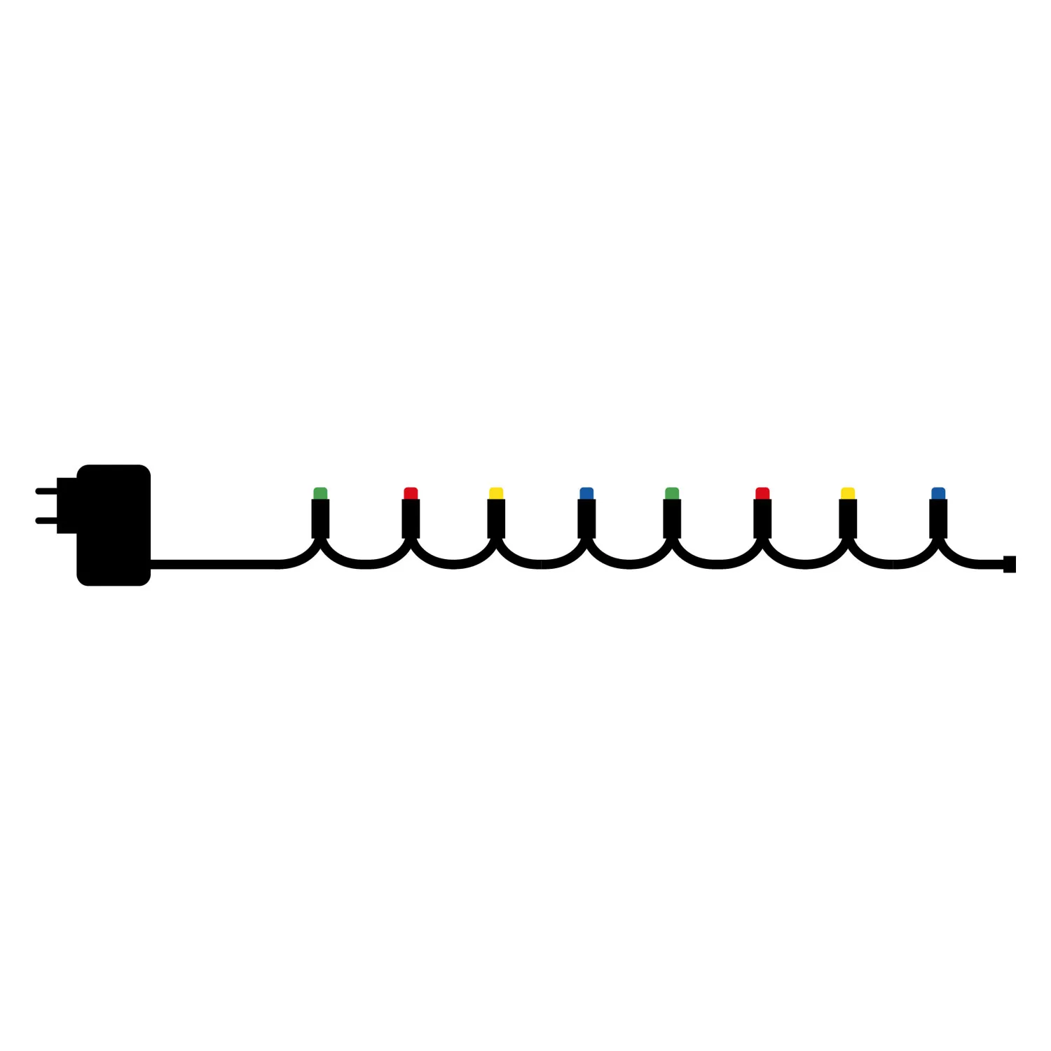 Easy-Line 200 LED, 19,9m, Multi Farvet