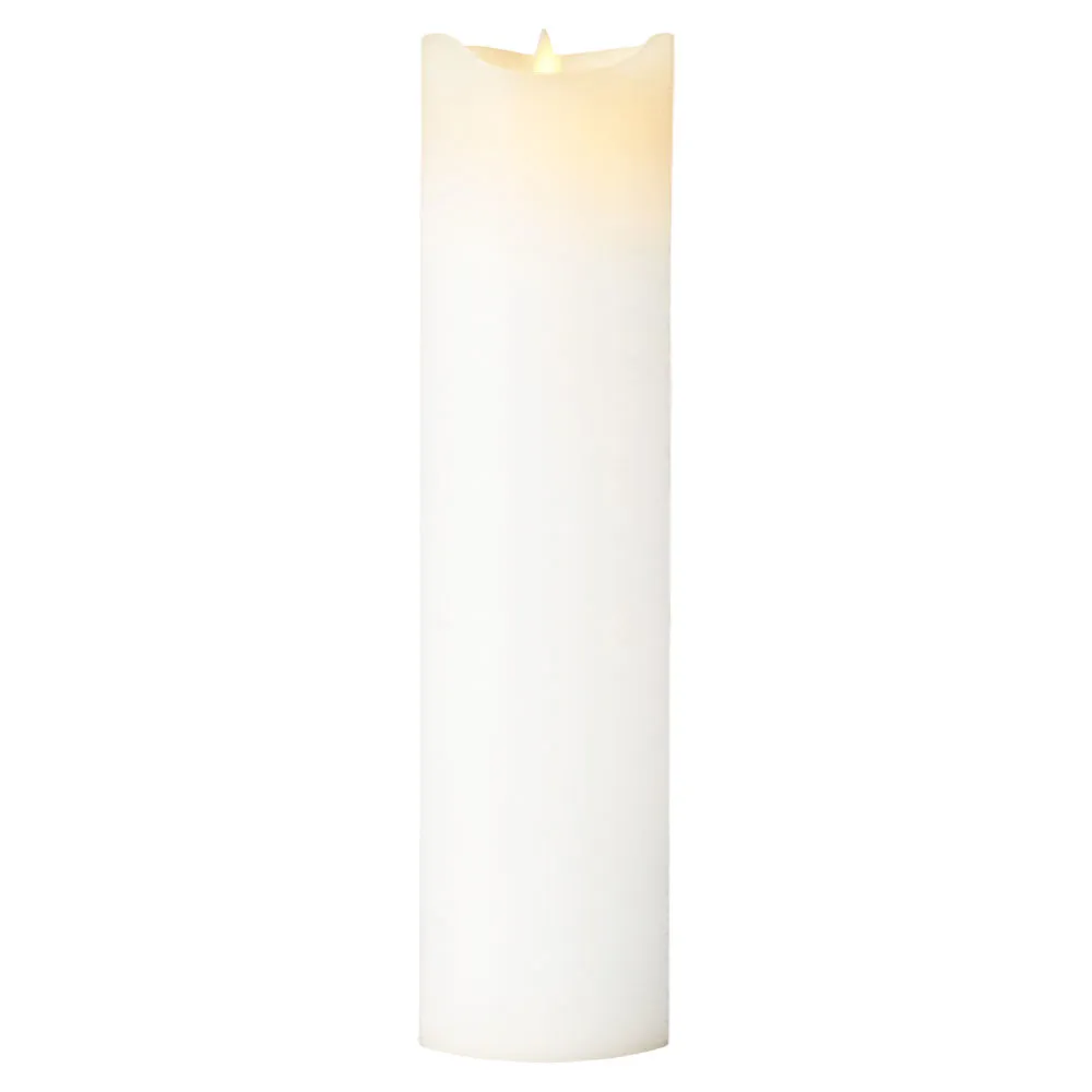 Sara Pillar Candle Ø7.5 x 30cm, White