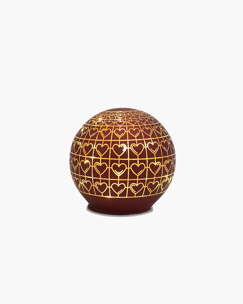 Frida Glass Ball Ø12 cm, Bordeaux