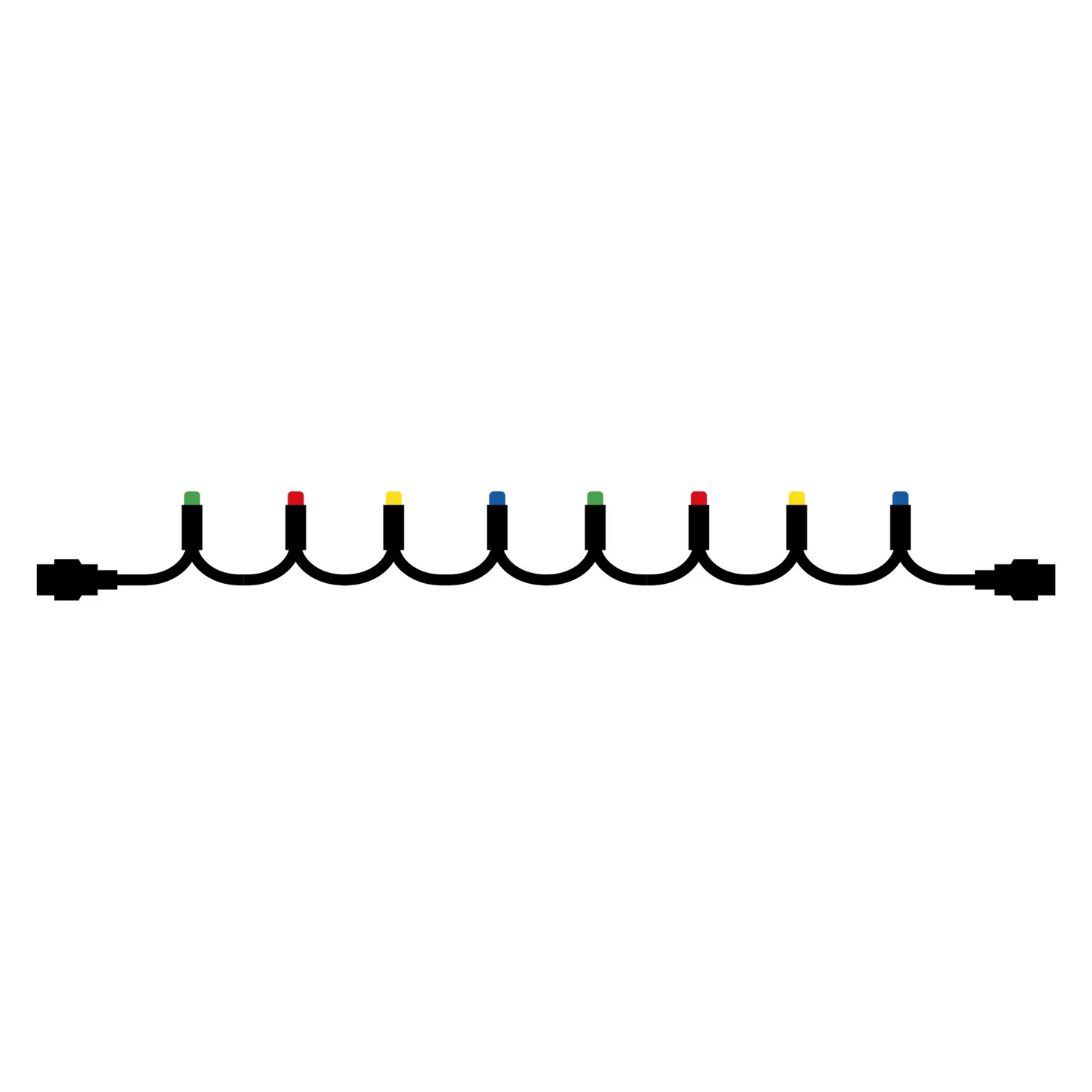 Top-Line Energy Supplement Set 50 LED Multi Colour, 5m
