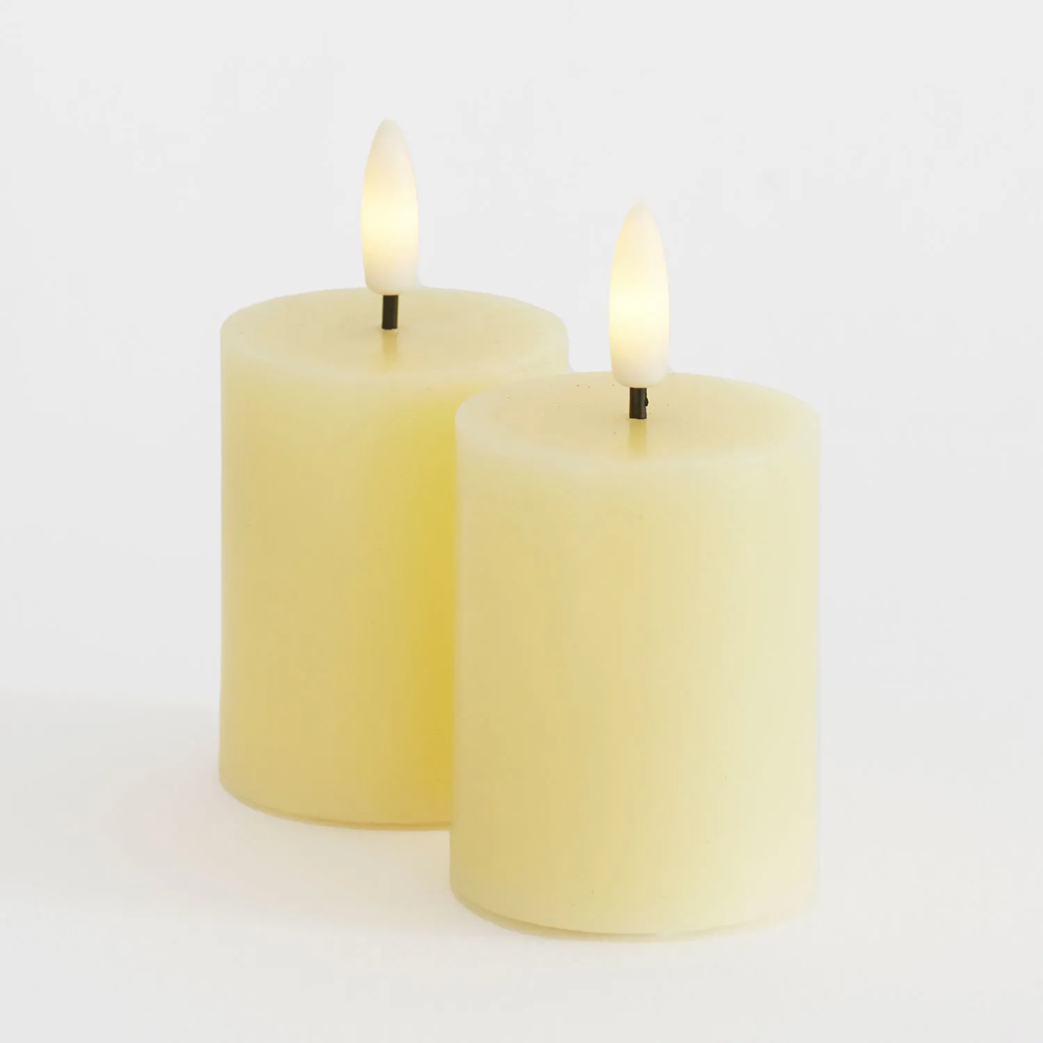 Sille Mini 2 pcs, Ø5 x 6.5cm, Pale Yellow