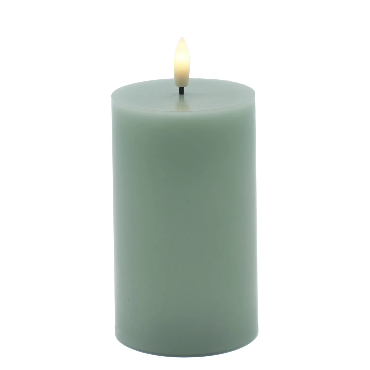 Sille Pillar Ø7.5 x 12.5cm, Sandy Green