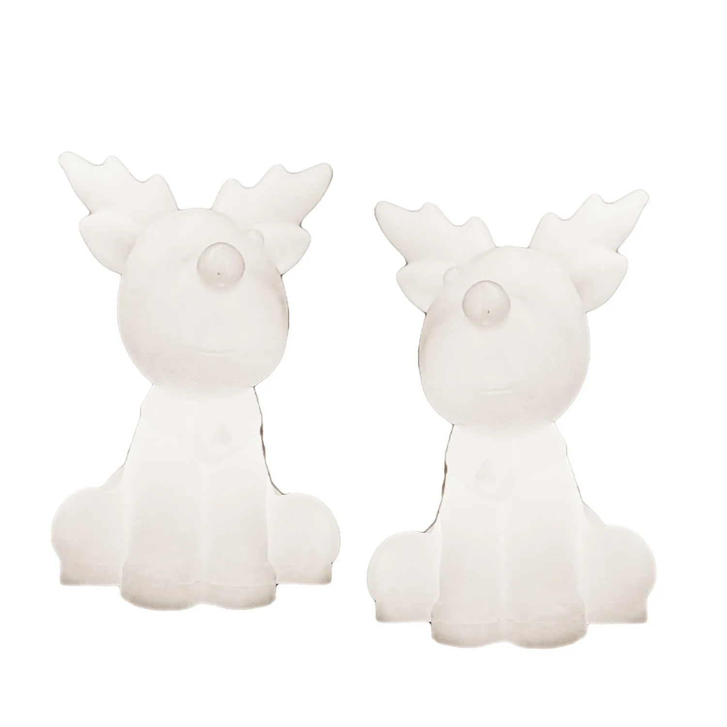 Naja Reindeer 2 pcs - 9cm, White