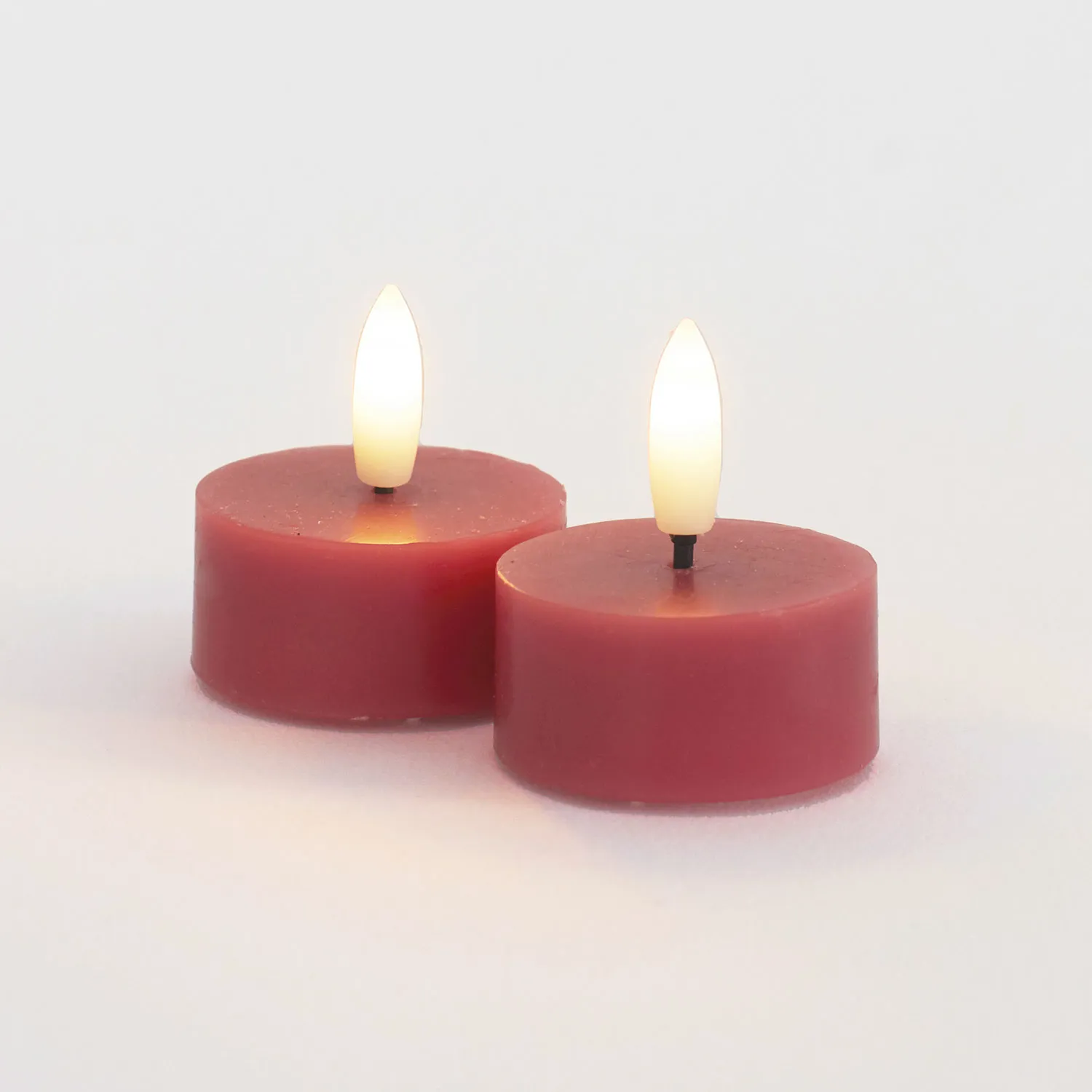Sille Fyrfadslys 2-pak, Ø4,5 x 2,2 cm, Rose Plum