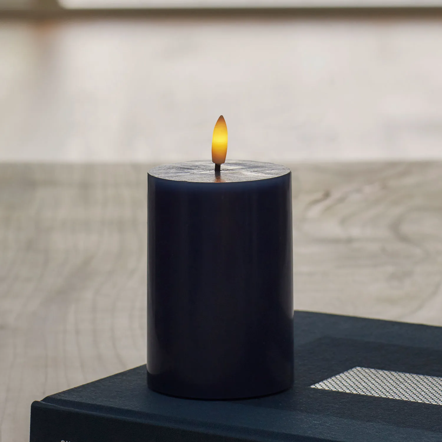 Sille Pillar Ø7.5 x 10cm, Deep Ocean
