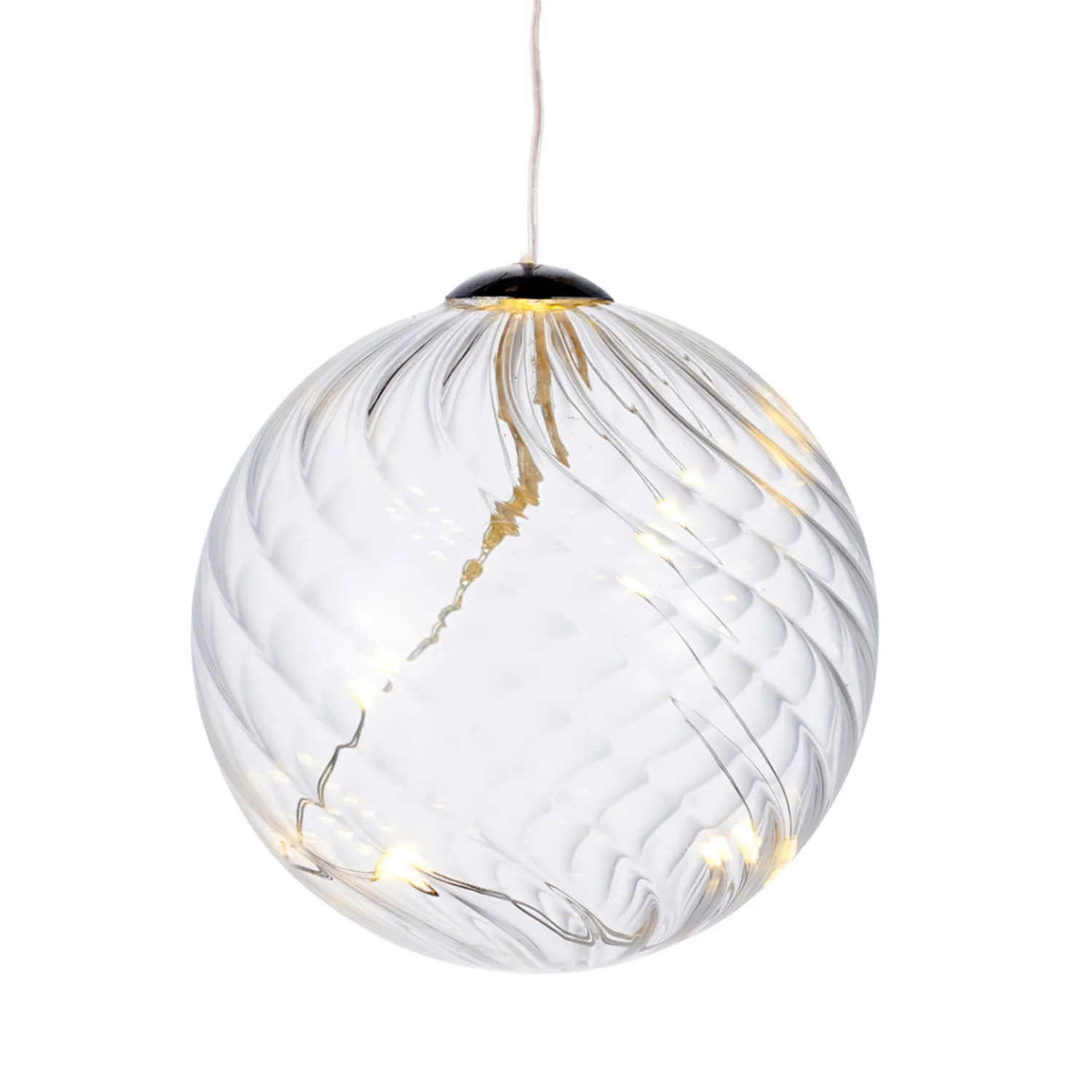 Wave Ball Ø8cm, Clear