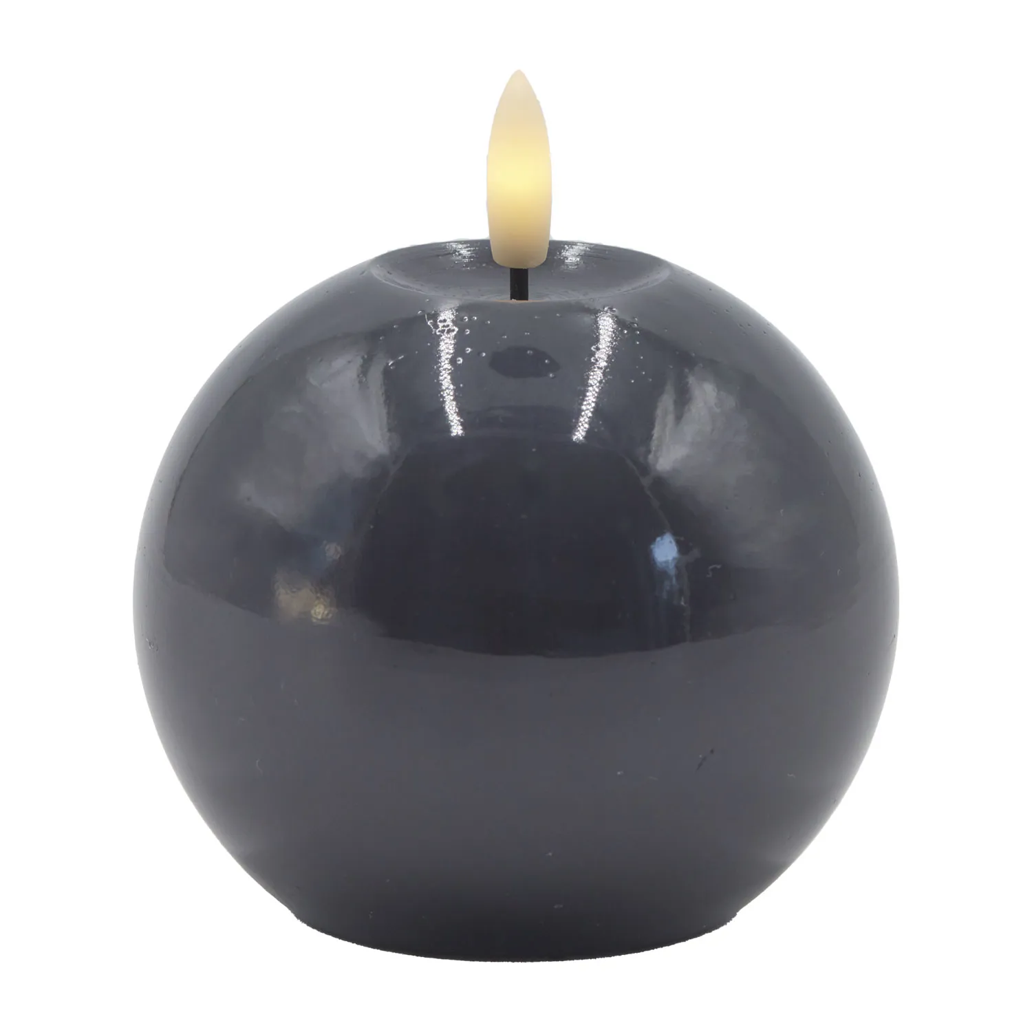 Sille Lak Kugle - Ø10 x 9 cm, Stone Gray