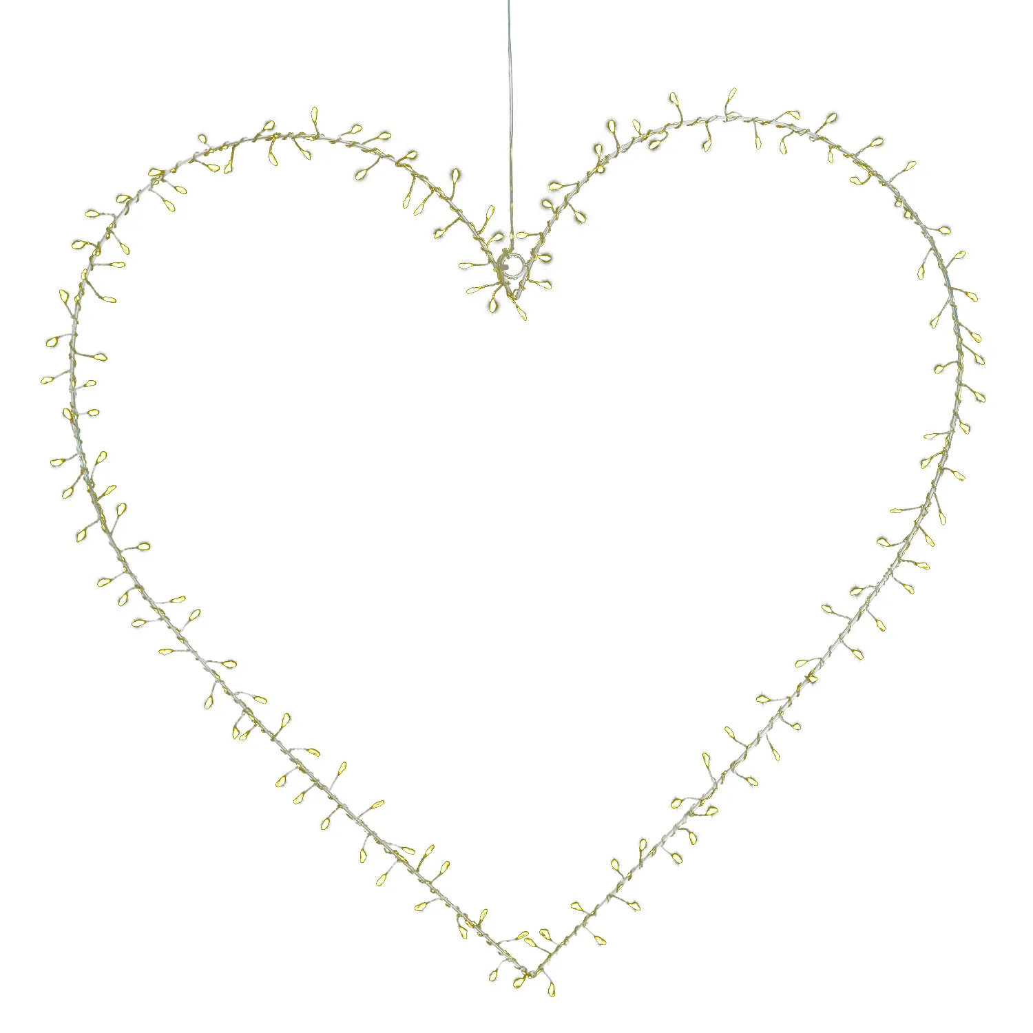 Liva Cluster Hjerte, 140 LED, Guld