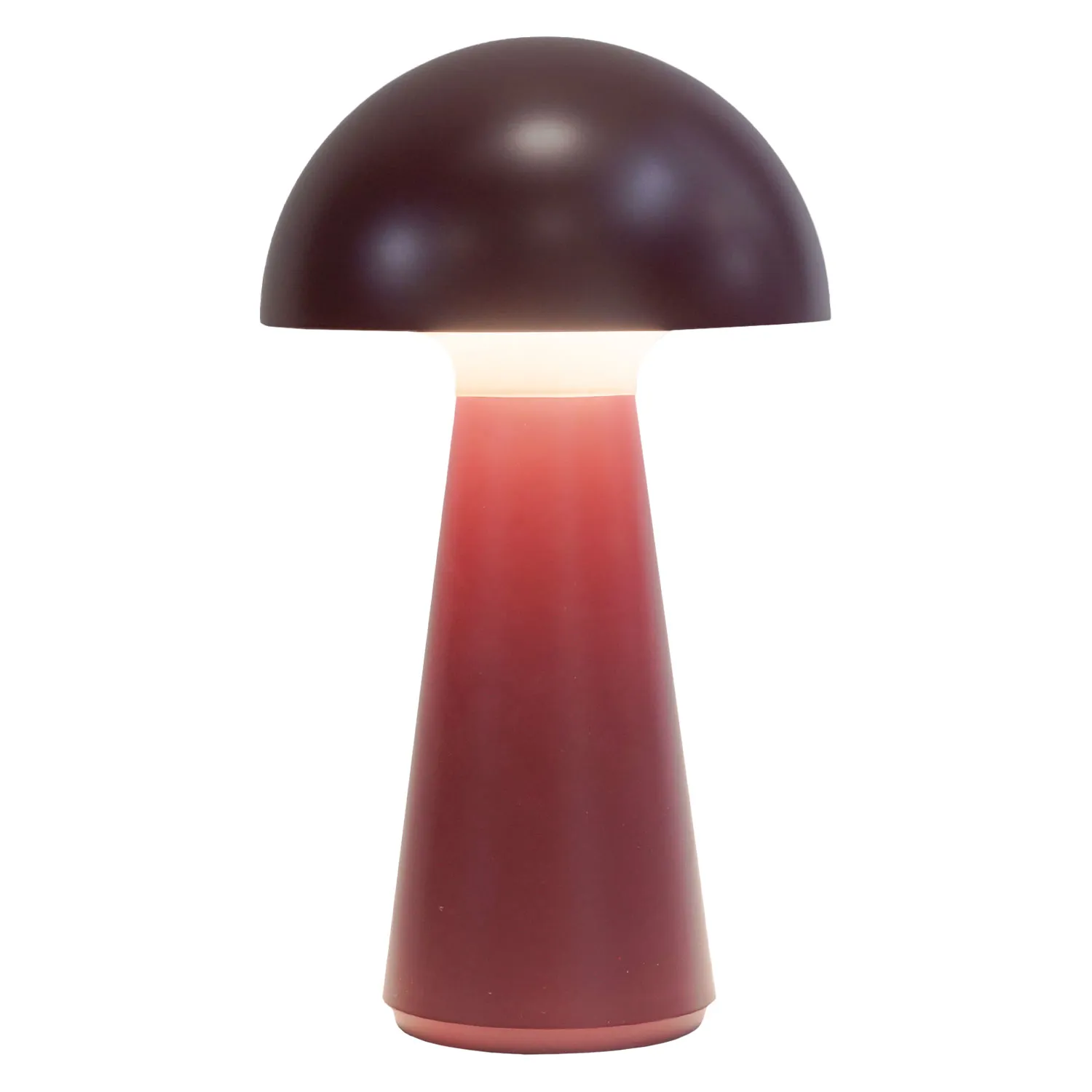 Sam Genopladelig Lampe 28 cm, Bordeaux