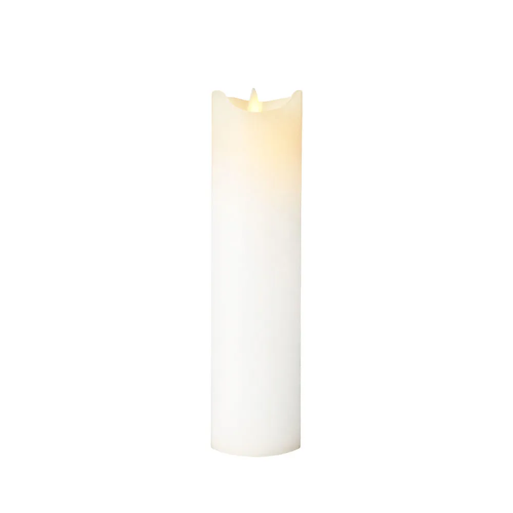 Sara Pillar Candle Ø5 x 20cm, White