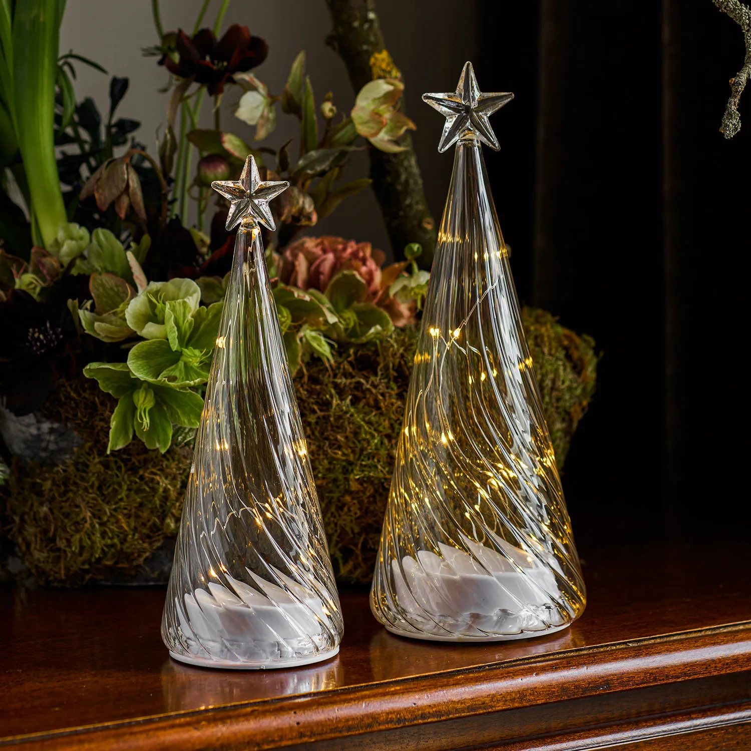 Wave Tree, 26cm, Clear