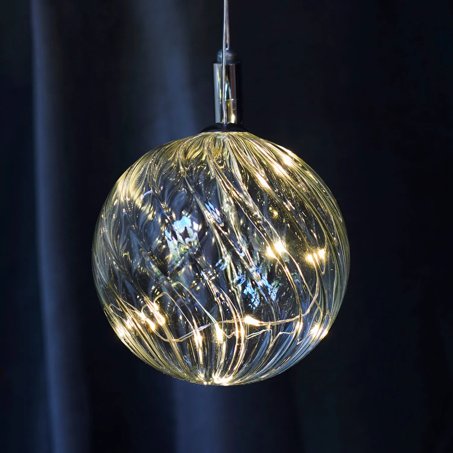 Wave Ball, Ø10cm, Clear