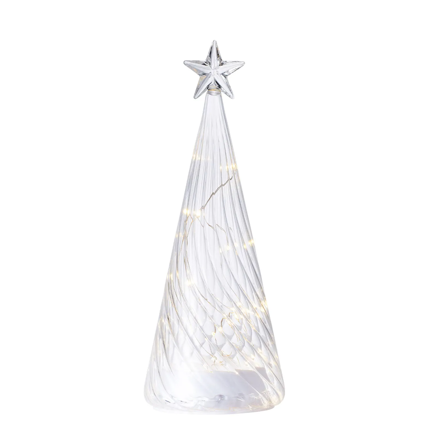 Wave Tree, 22cm, Clear