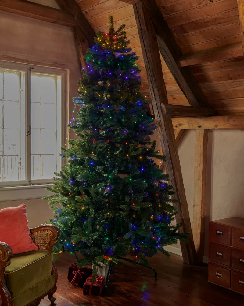 Knirke Christmas Tree Lights 2.4m, 312 LED, Multicolored
