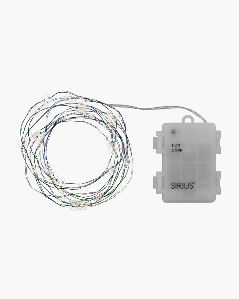 Nynne Snefnug 40 LED, 3,9 m, Grøn