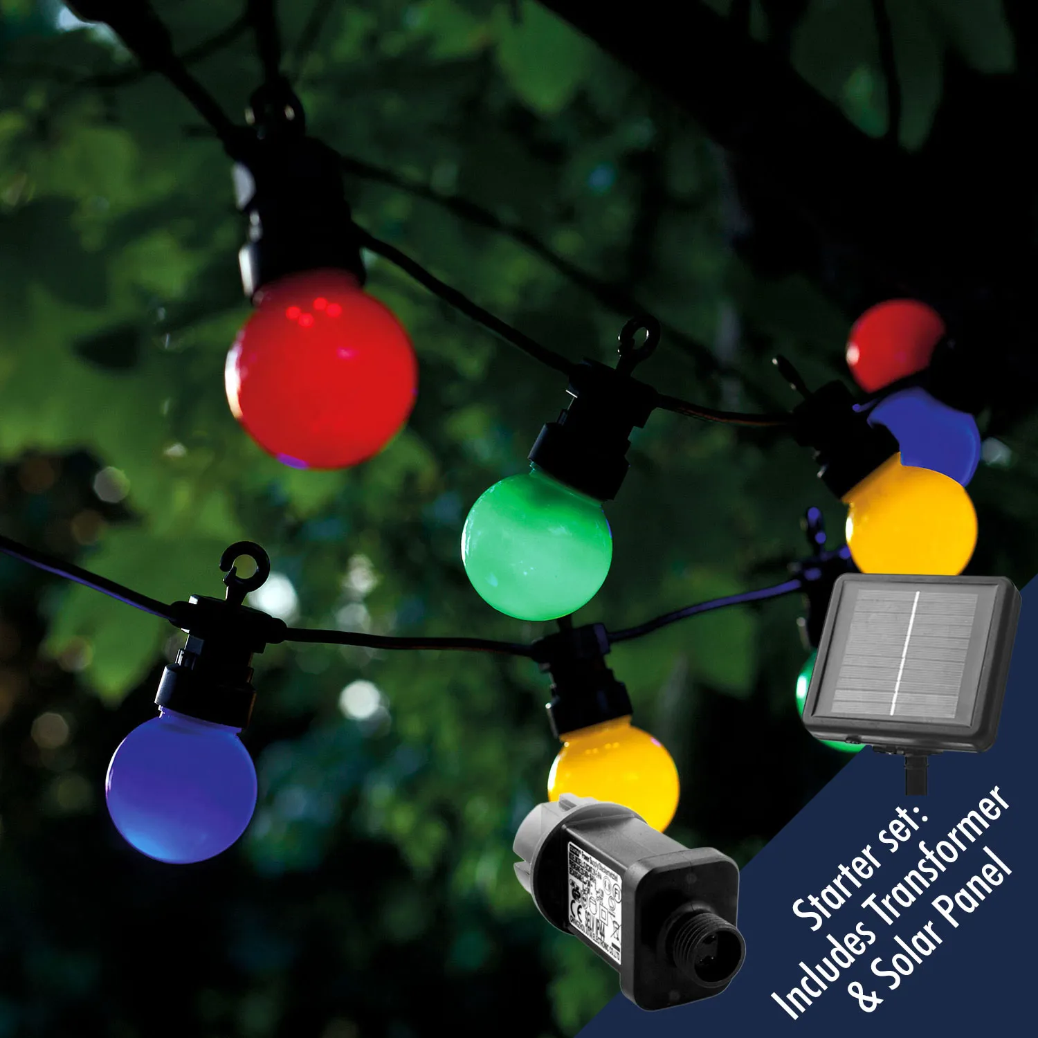 Lucas Starter set Solar/Transformer, 3m, Multicolour