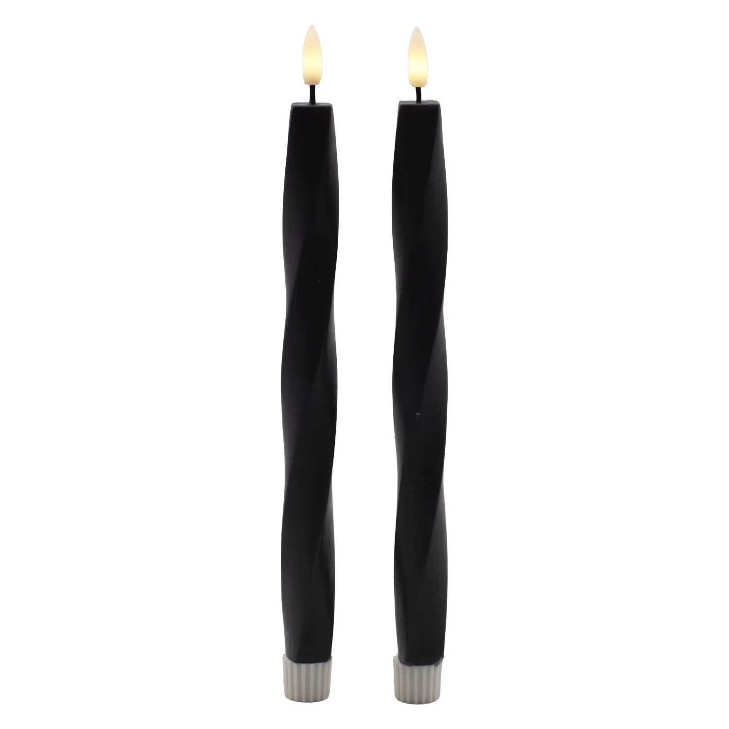 Nordic Sculpture, Sille Twist Ø2 x 26 cm, Stone Black