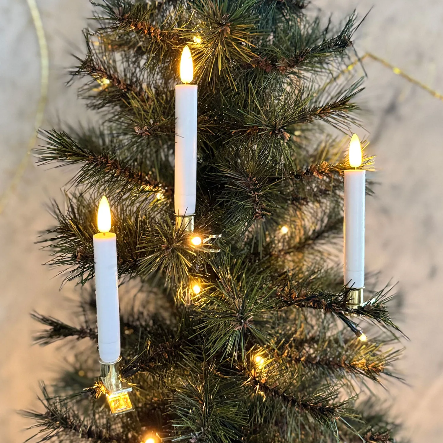Sille Wax Tree Candle 4 pcs, White