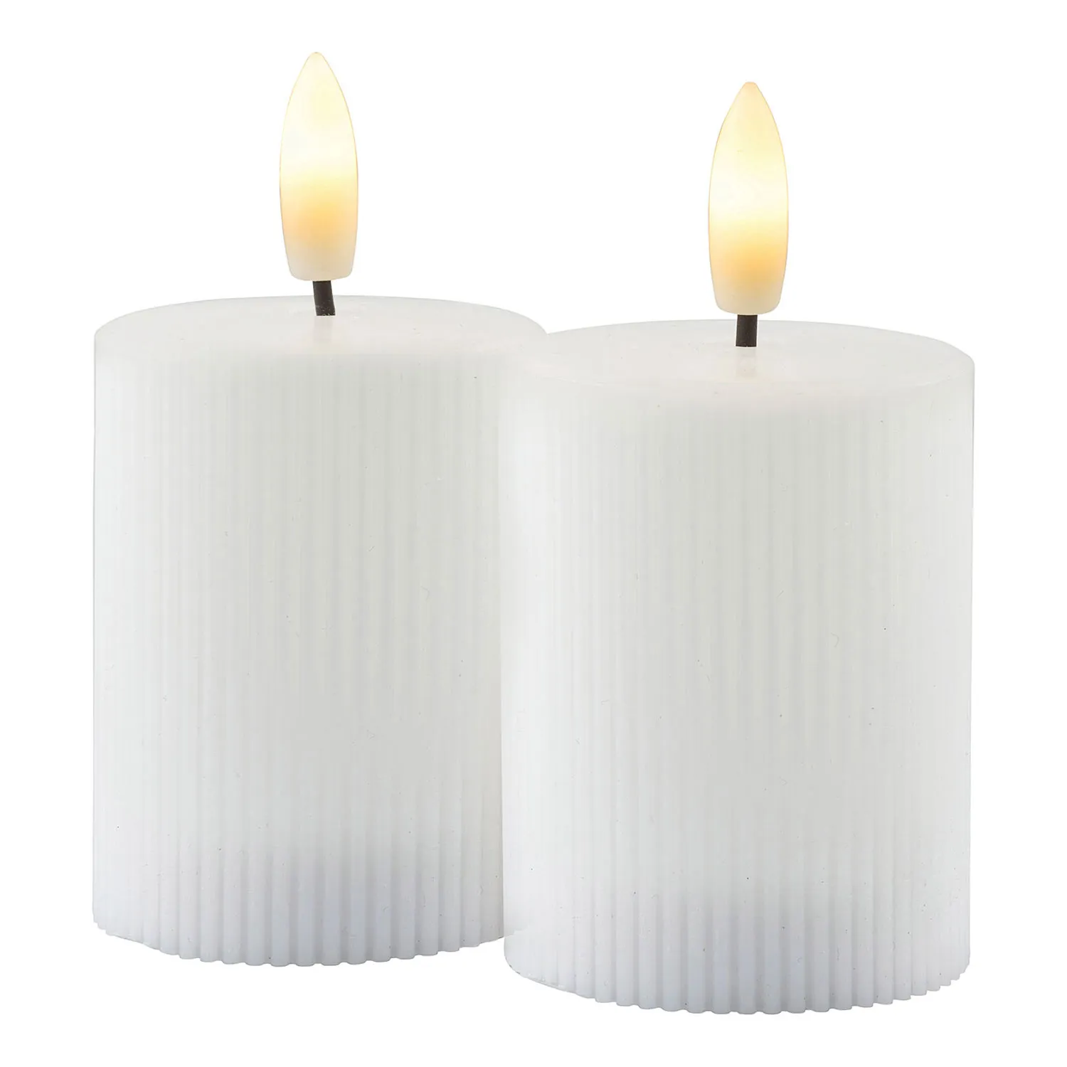 Smilla Rechargeable Mini Ø5xH6.5cm, 2 pcs, White
