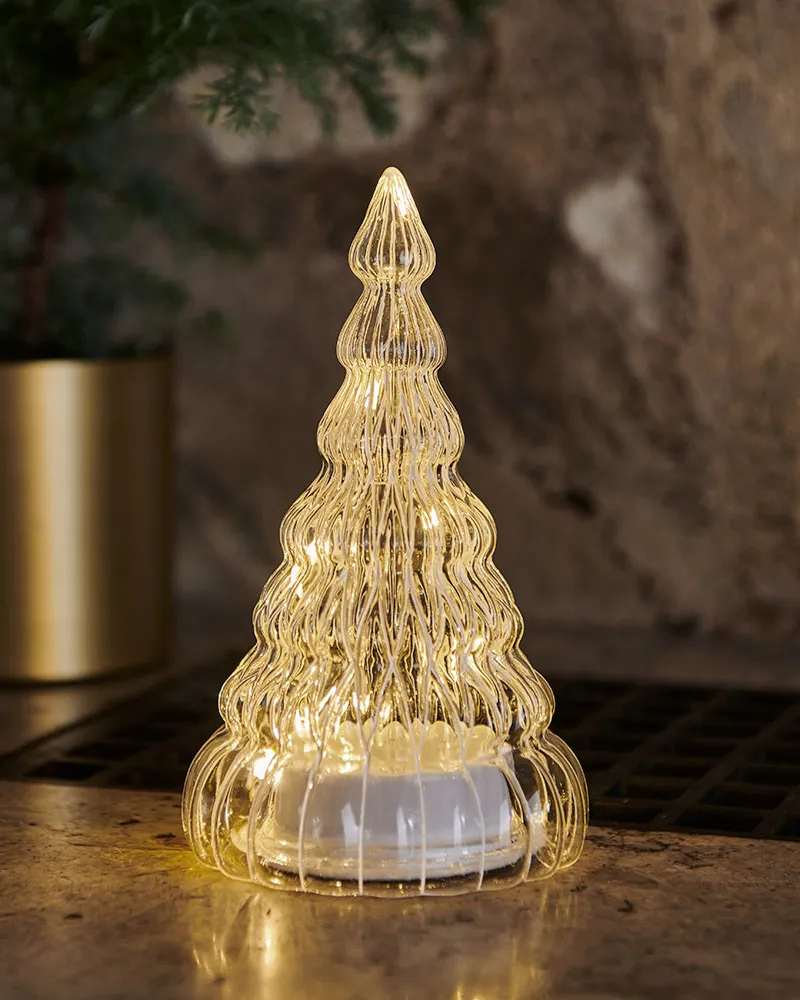 Lucy Tree 16.5cm, Clear/White
