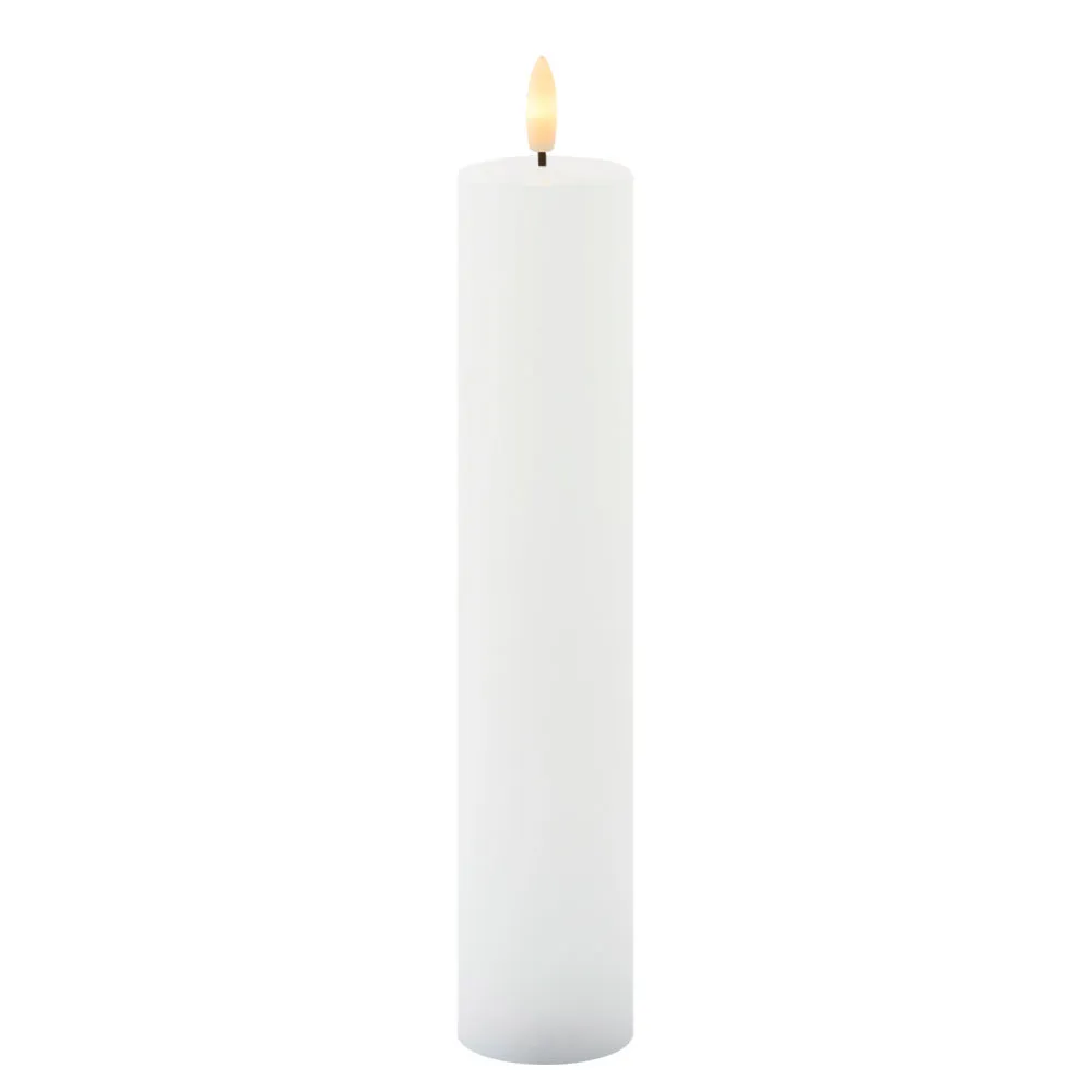 Sille Pillar Ø5 x 25cm, White