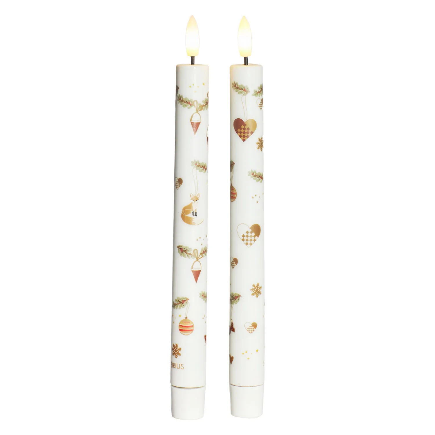 Mie Taper 2 pcs - 22cm, White