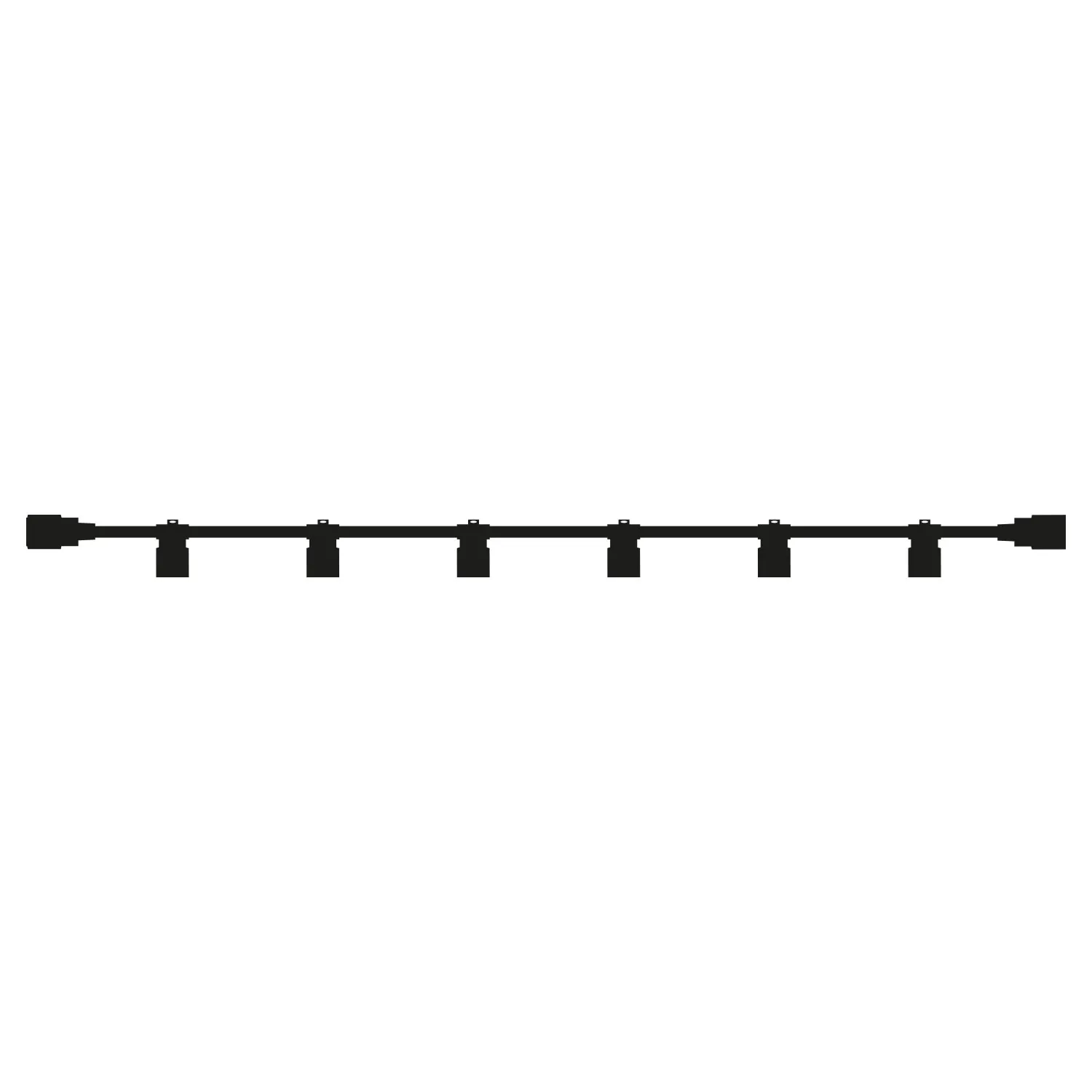 Tech-Line TopWire with 6 outlets, 0.9 m