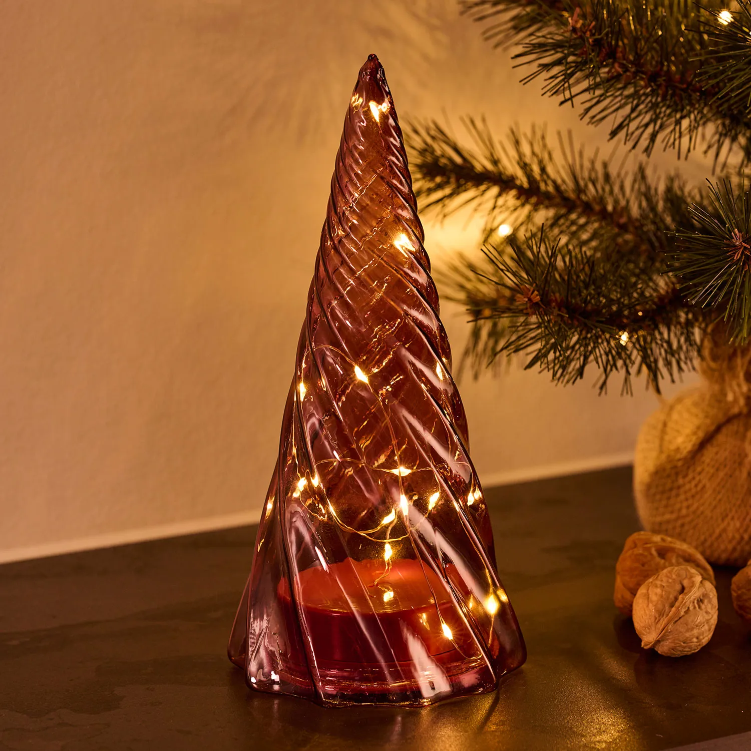 Vilma Tree - 23.5cm, Bordeaux