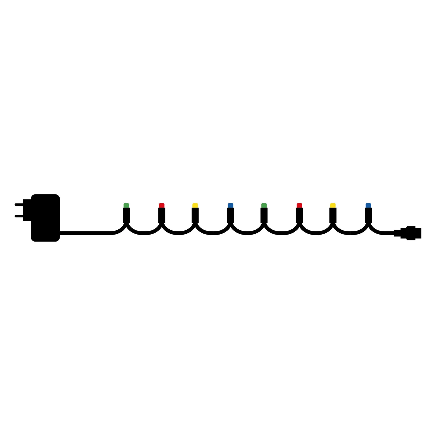 Top-Line Energy Start set 50 LED Multi Colour, 5m