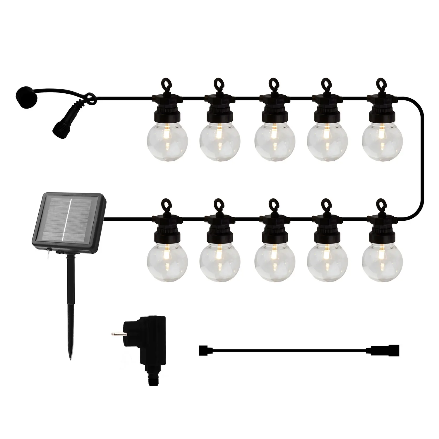 Lucas Starter set Solar/Transformer, 3m, Clear