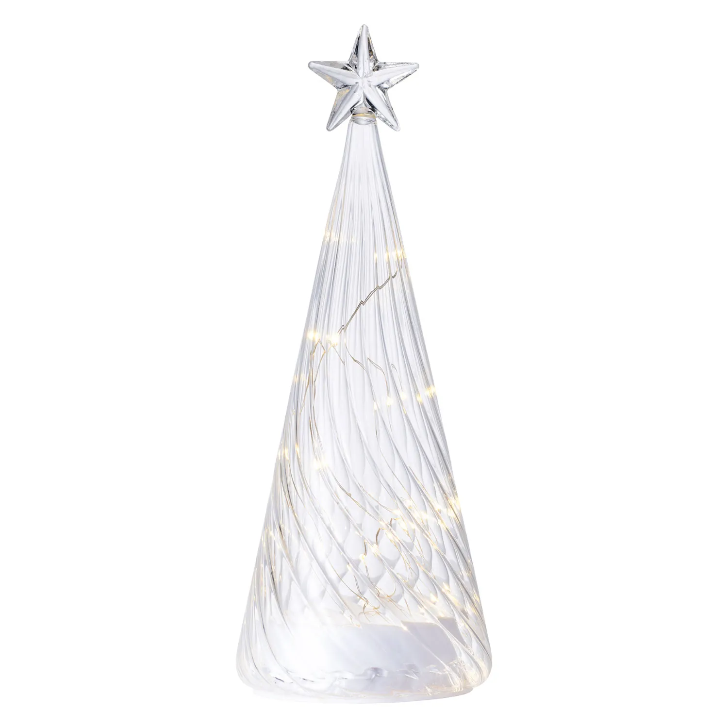 Wave Tree, 26cm, Clear