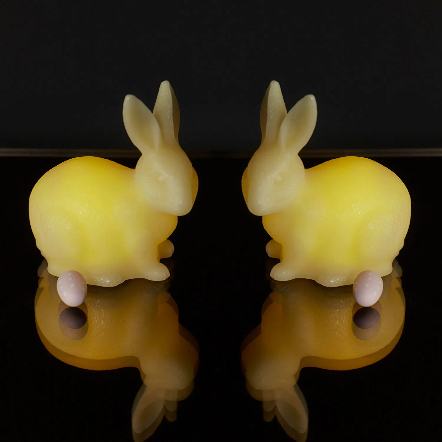 Elin Rabbit 2 pcs, Pale Yellow