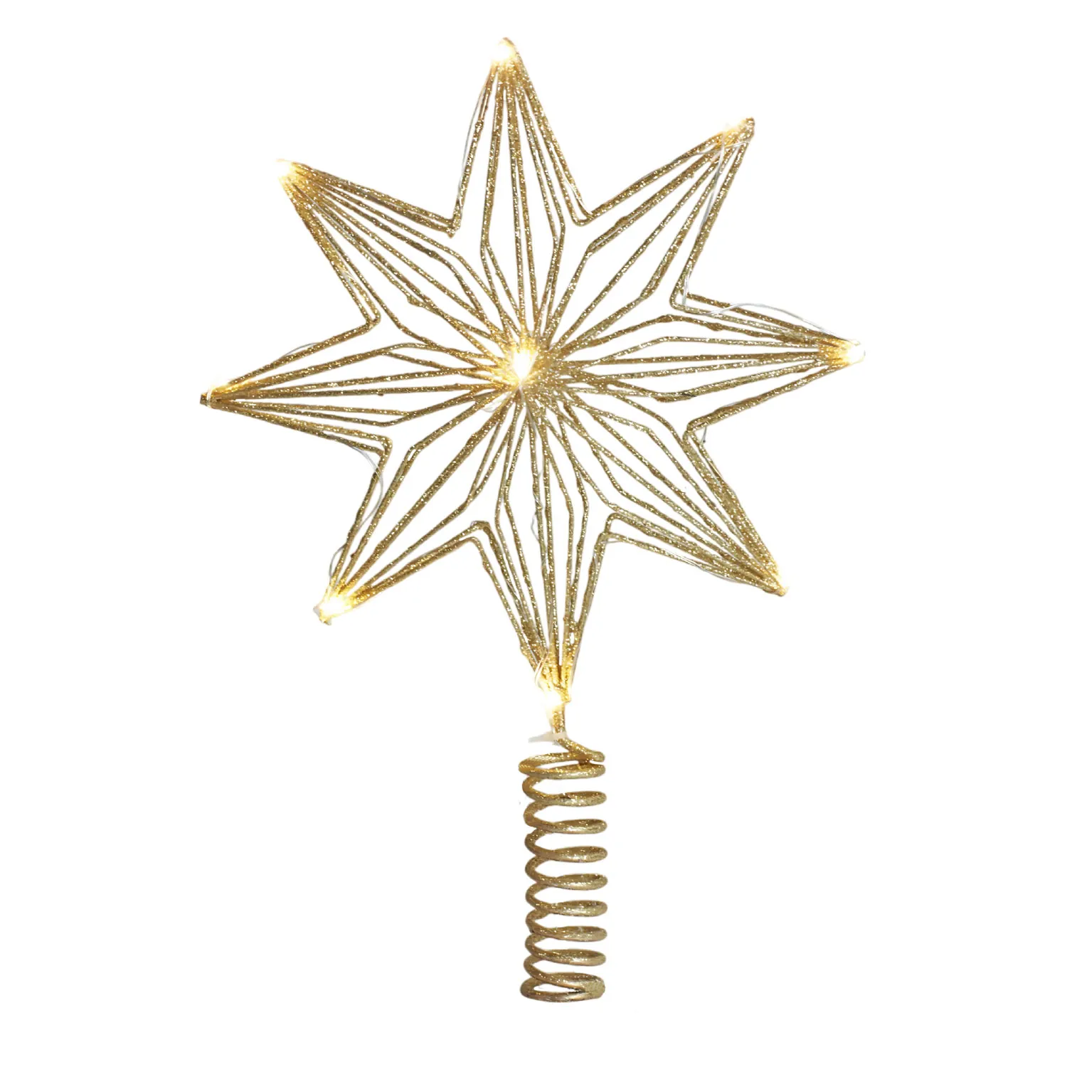 Chloe Juletræsstjerne 23 cm, Guld