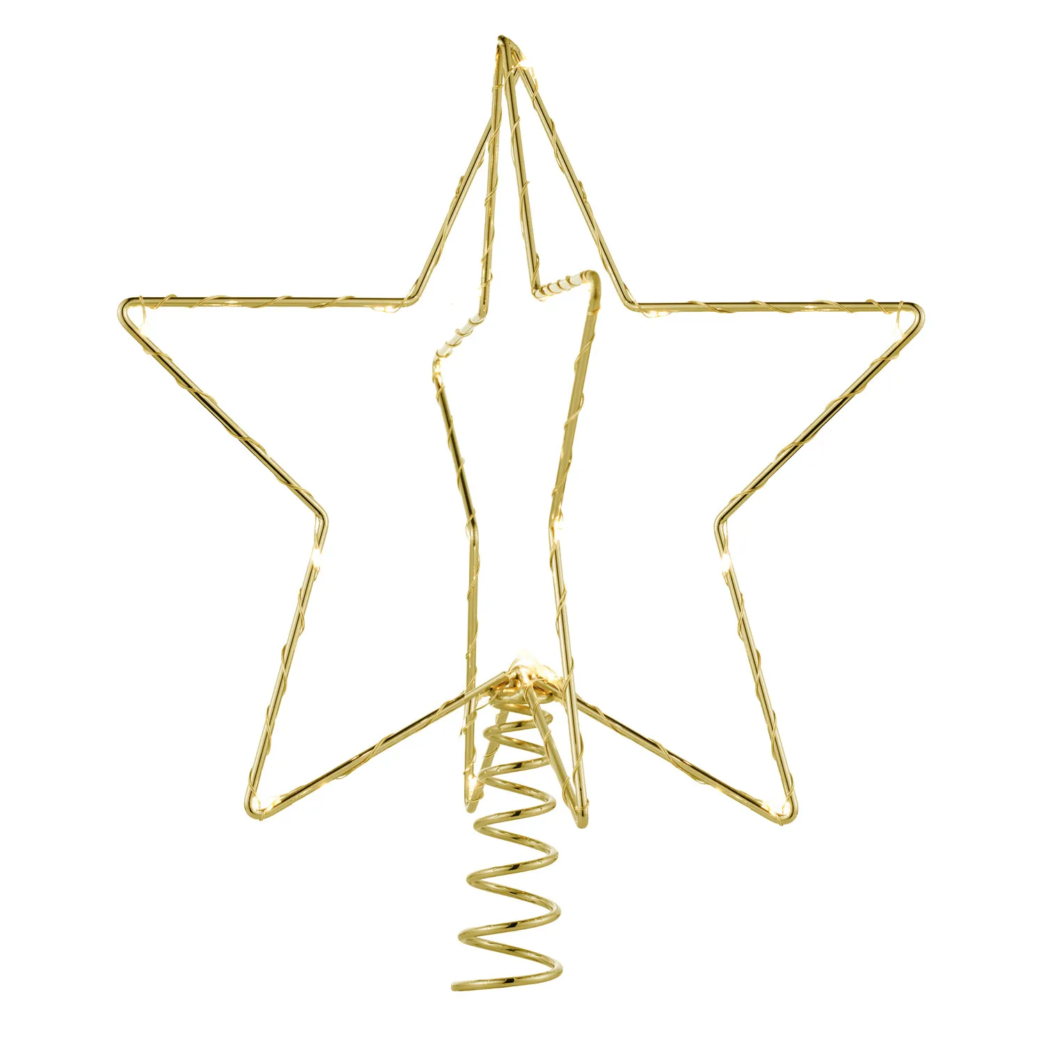 Christina Juletræstop 25 cm, Guld