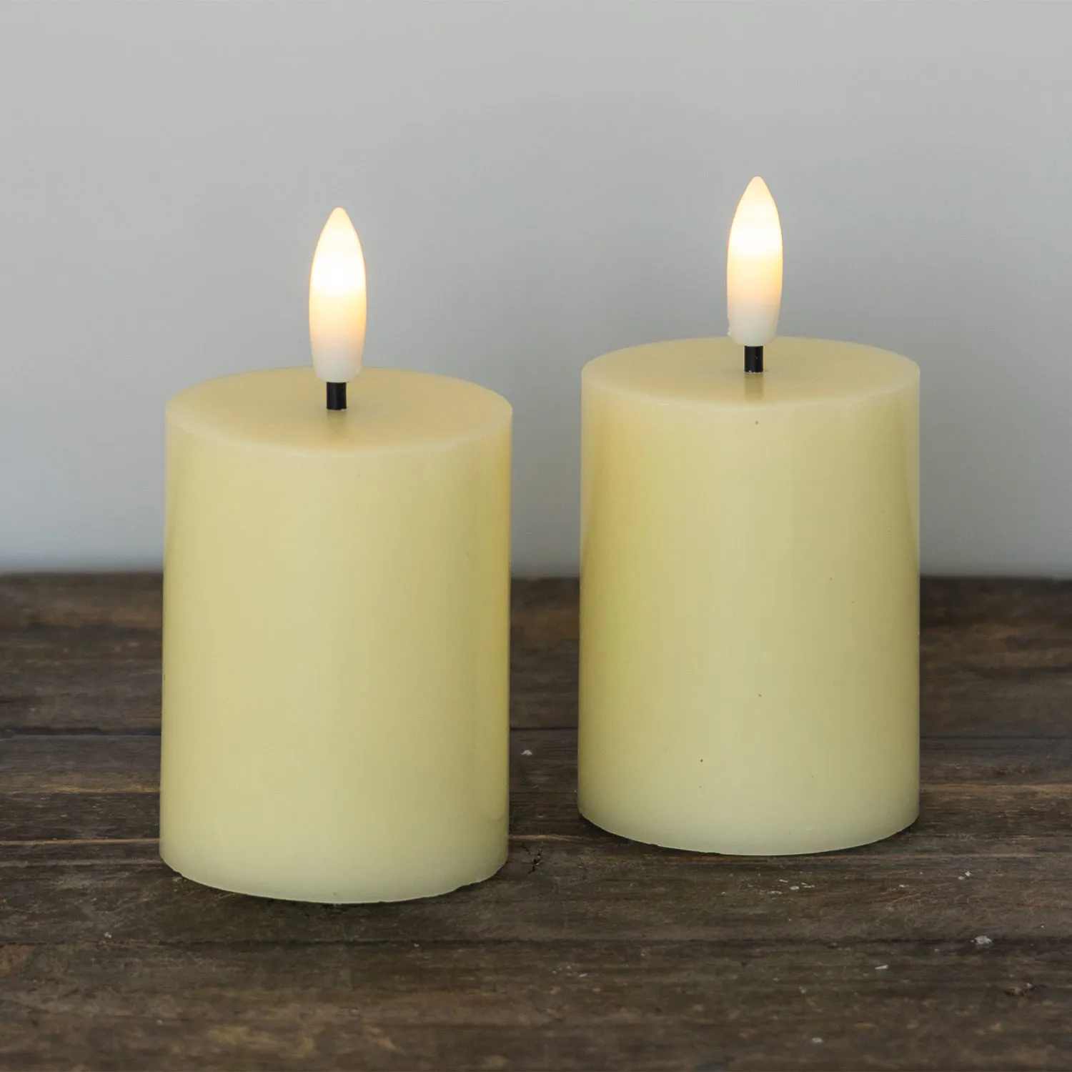 Sille Mini 2 pcs, Ø5 x 6.5cm, Pale Yellow