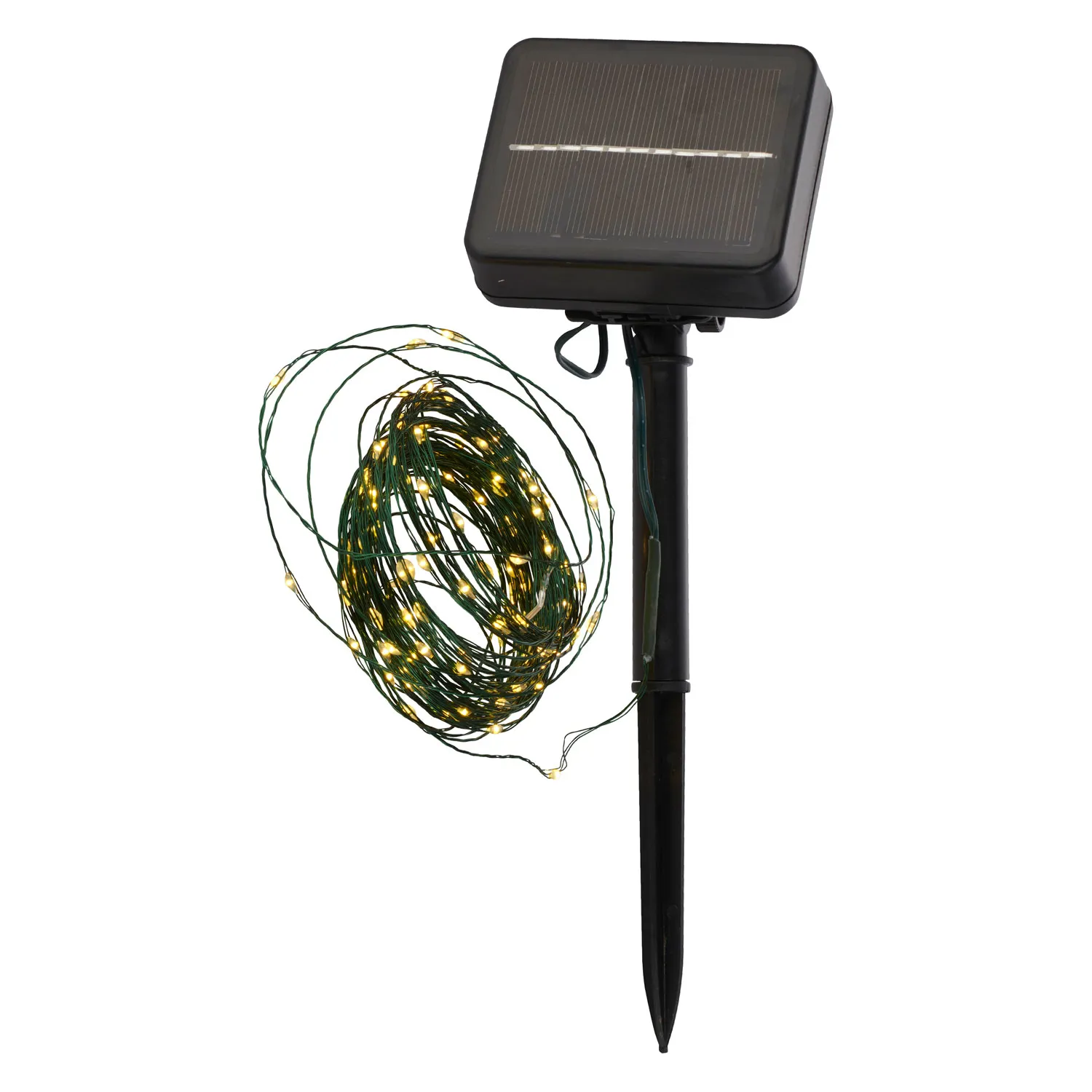 Knirke Solar 80 LED, 7.9m, Green