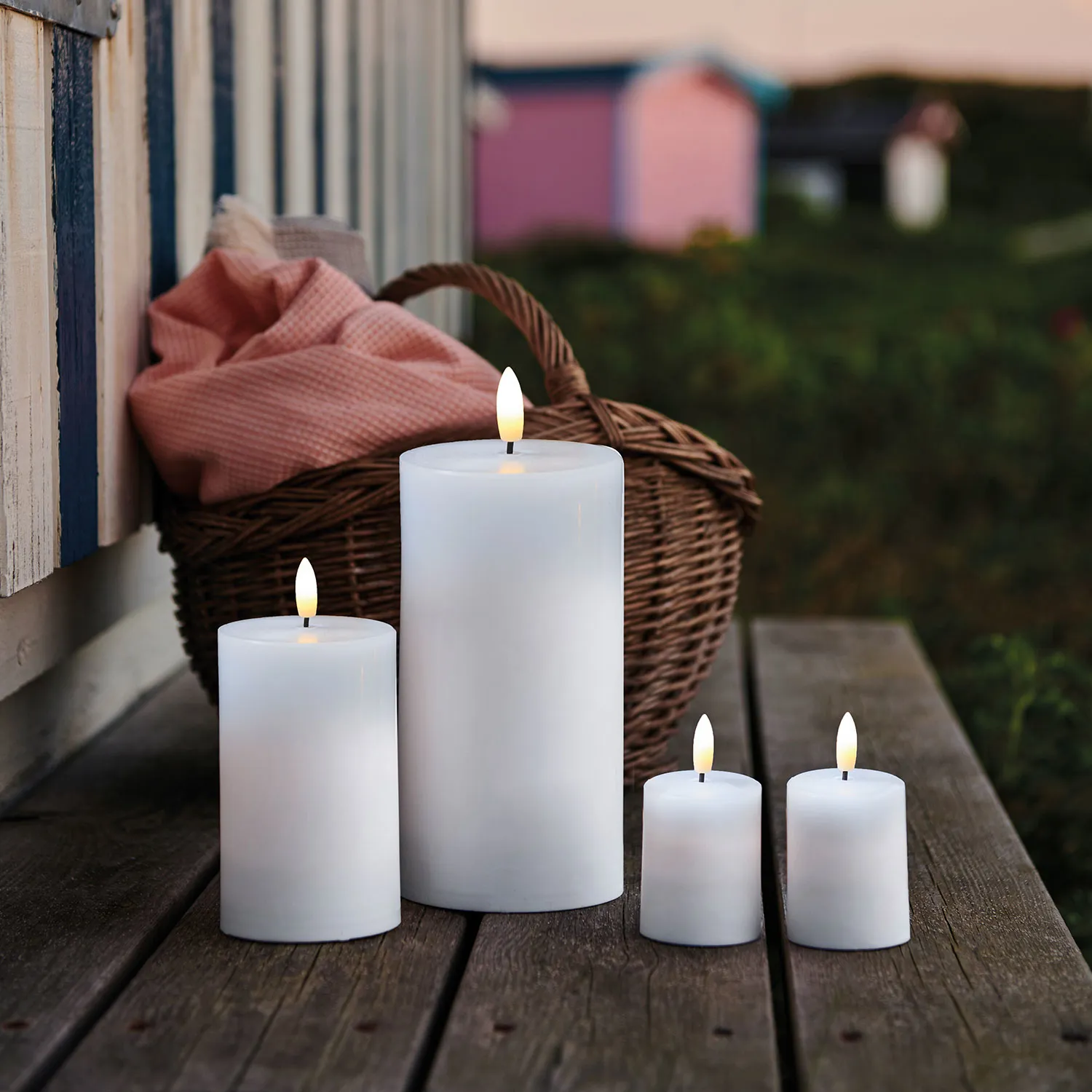 Sille Outdoor Ø10 x 20cm, White