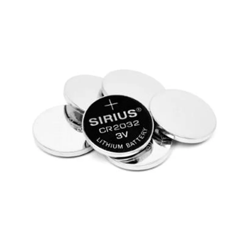 Sirius CR2032 3V knapcellebatterier, 6 stk.