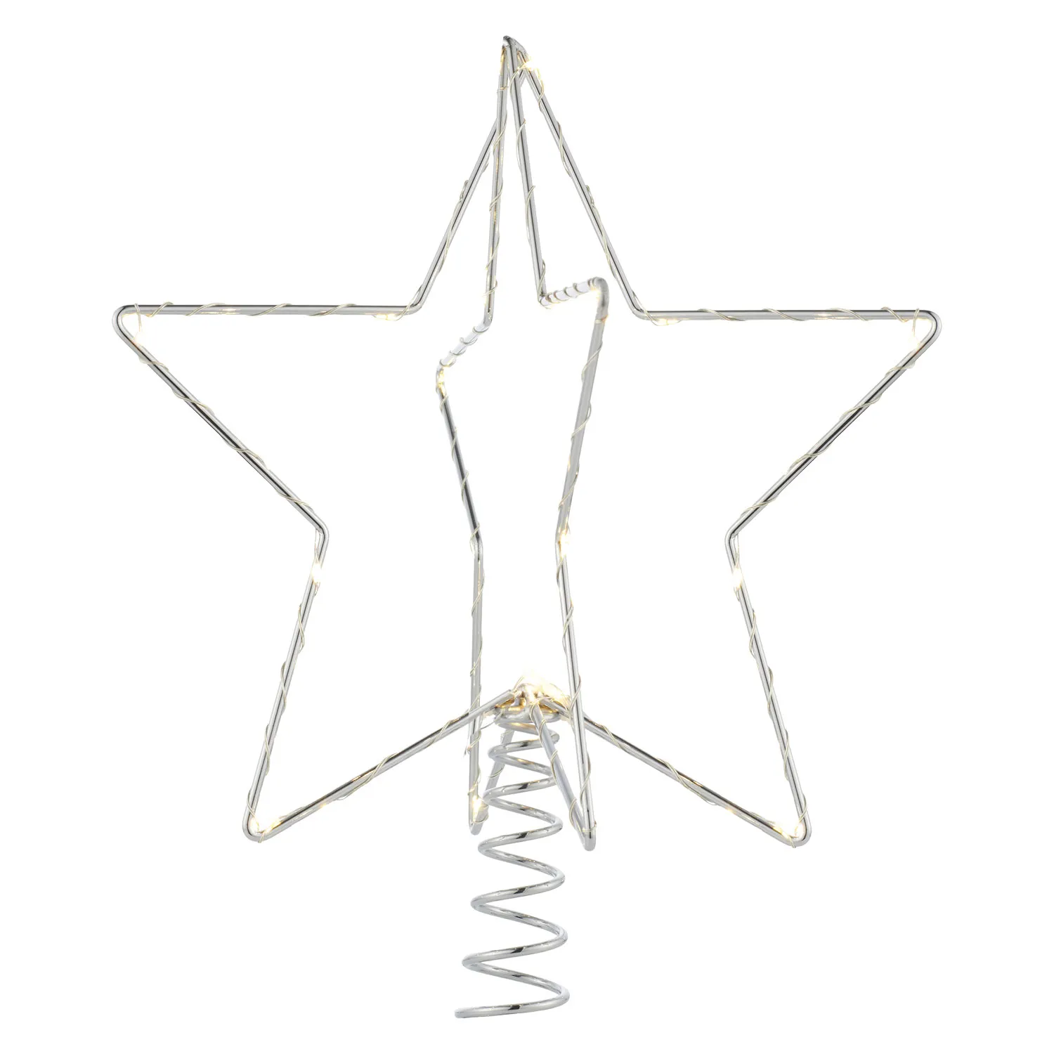 Christina Christmas Top, H25cm, Silver
