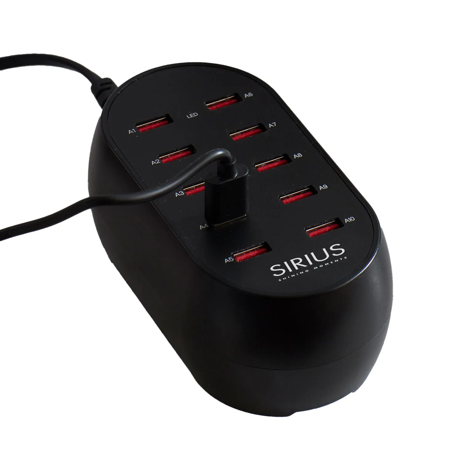 Sirius USB Oplader 10 porte