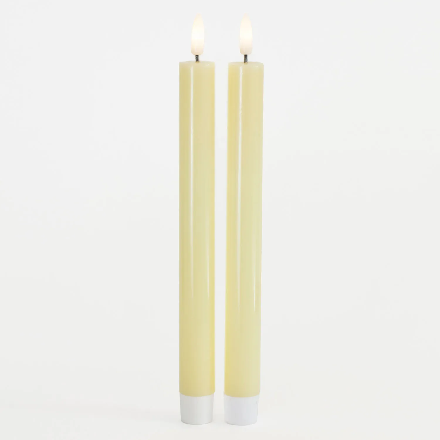 Sille Taper 2 pcs, Ø2 x 25cm, Pale Yellow